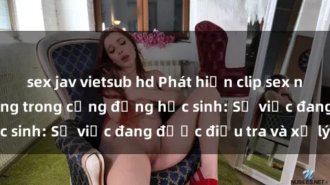 sex jav vietsub hd Phát hiện clip sex nữ sinh gây chấn động trong cộng đồng học sinh: Sự việc đang được điều tra và xử lý