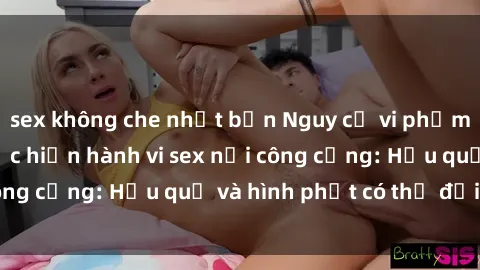 sex không che nhật bản Nguy cơ vi phạm pháp luật khi thực hiện hành vi sex nơi công cộng: Hậu quả và hình phạt có thể đối mặt